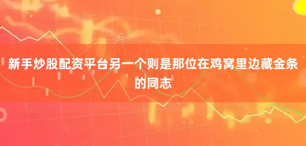 新手炒股配资平台另一个则是那位在鸡窝里边藏金条的同志