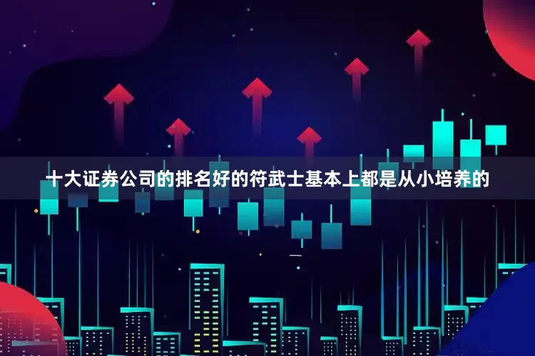 十大证券公司的排名好的符武士基本上都是从小培养的