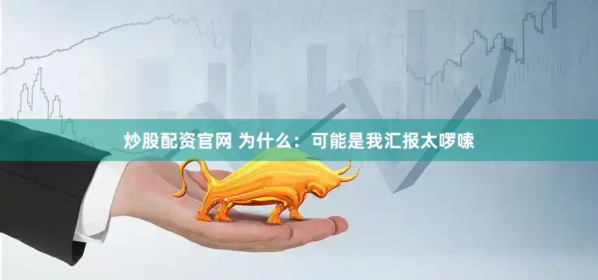 炒股配资官网 为什么:可能是我汇报太啰嗦